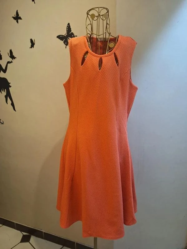 Robe corail - Made in France